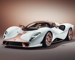 de tomaso P72 is here, and it brings back the analog dials of the 1960s sports cars