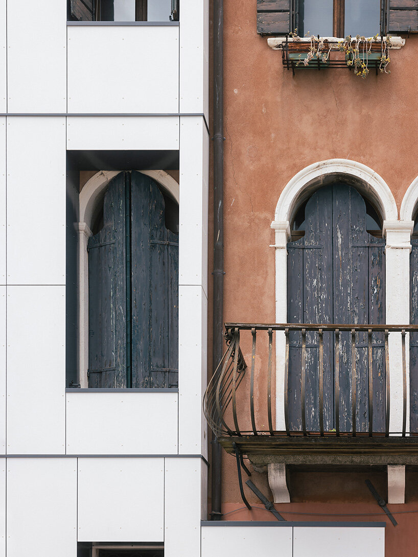estonian pavilion wraps historic palazzetto in insulation for venice architecture biennale 2025
