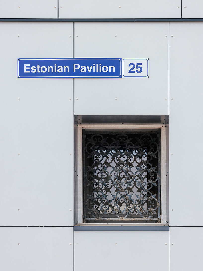 estonian pavilion wraps historic palazzetto in insulation for venice architecture biennale 2025