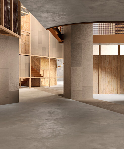 fiandre lifts the curtain on tribute100 ceramic collection composed of recycled fragments