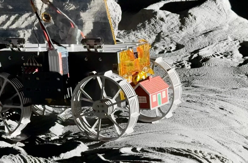 MOON Hi-LANDER’s TG-1X SUTHERLAND first ever tiny red house on the moon set to land soon
