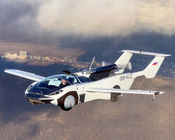 flying supercar for everyone: klein vision unveils prototype of aircar for mass production