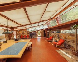 franck bohbot captures frank lloyd wright's taliesin west in the arizona desert