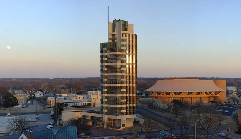 frank lloyd wright's only realized skyscraper, price tower in oklahoma, is sold to new owners