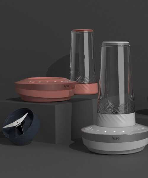 seung keun kim's blender features intuitive swipe controls and a magnetic drive system