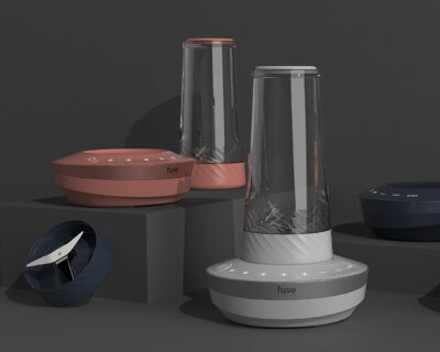 seung keun kim's blender features intuitive swipe controls and a magnetic drive system