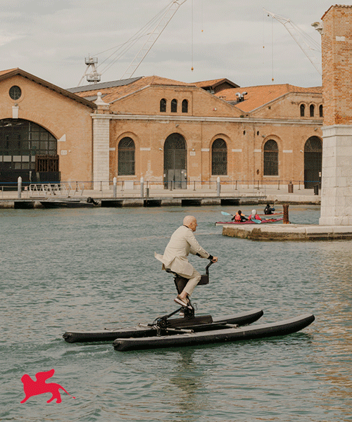 norman foster and porsche unveil glimmering kinetic gateway to venice's waterways
