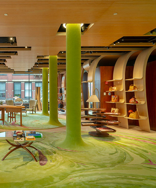 'we let loose a bit': heatherwick studio renews iconic longchamp flagship in new york