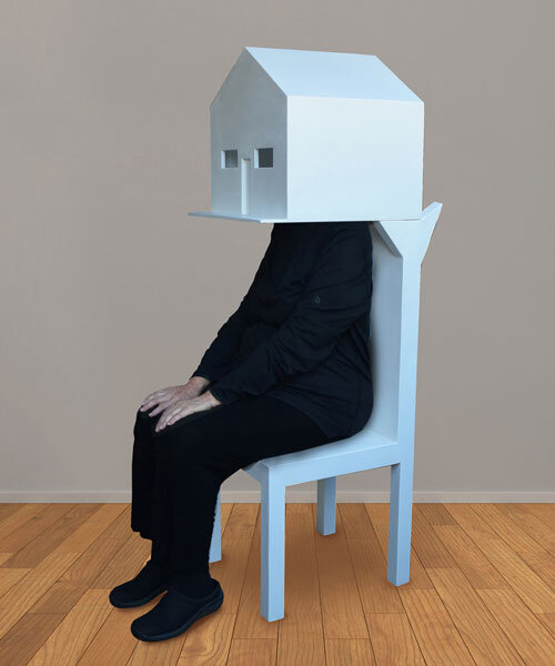 michael jantzen's sculptural chair shapes tiny house shelter for your head