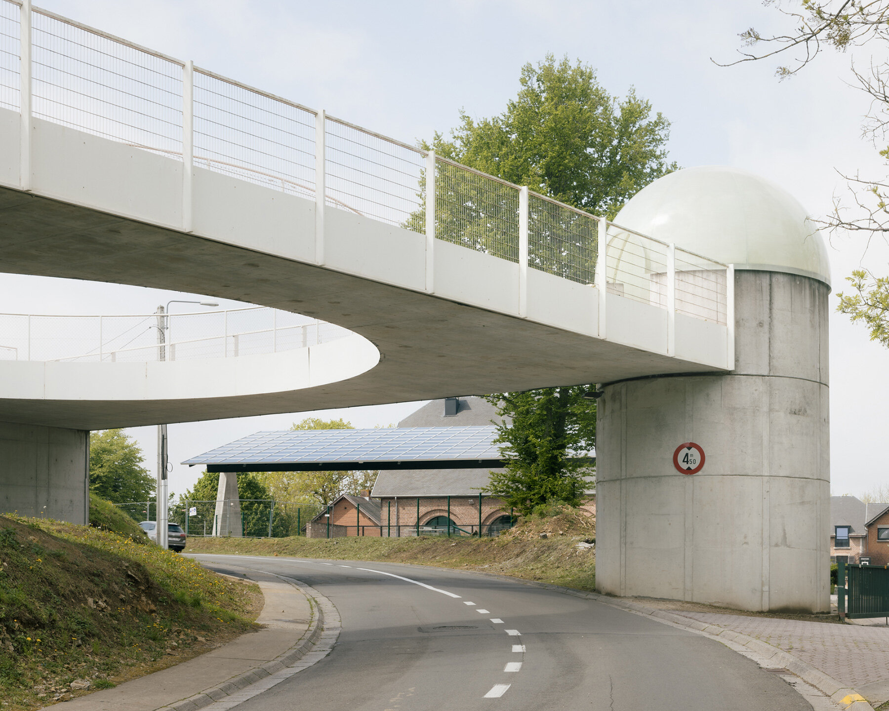 label-architecture-elevated-walkway-telescope-dome-belgian-sports-center-renovation-la-ferme-du-chateau-designboom-large01