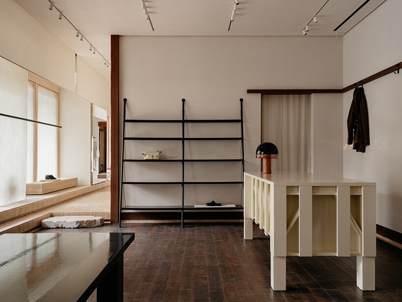 lemaire's first boutique in china by F.O.G. architecture fuses tranquility with cultural heritage