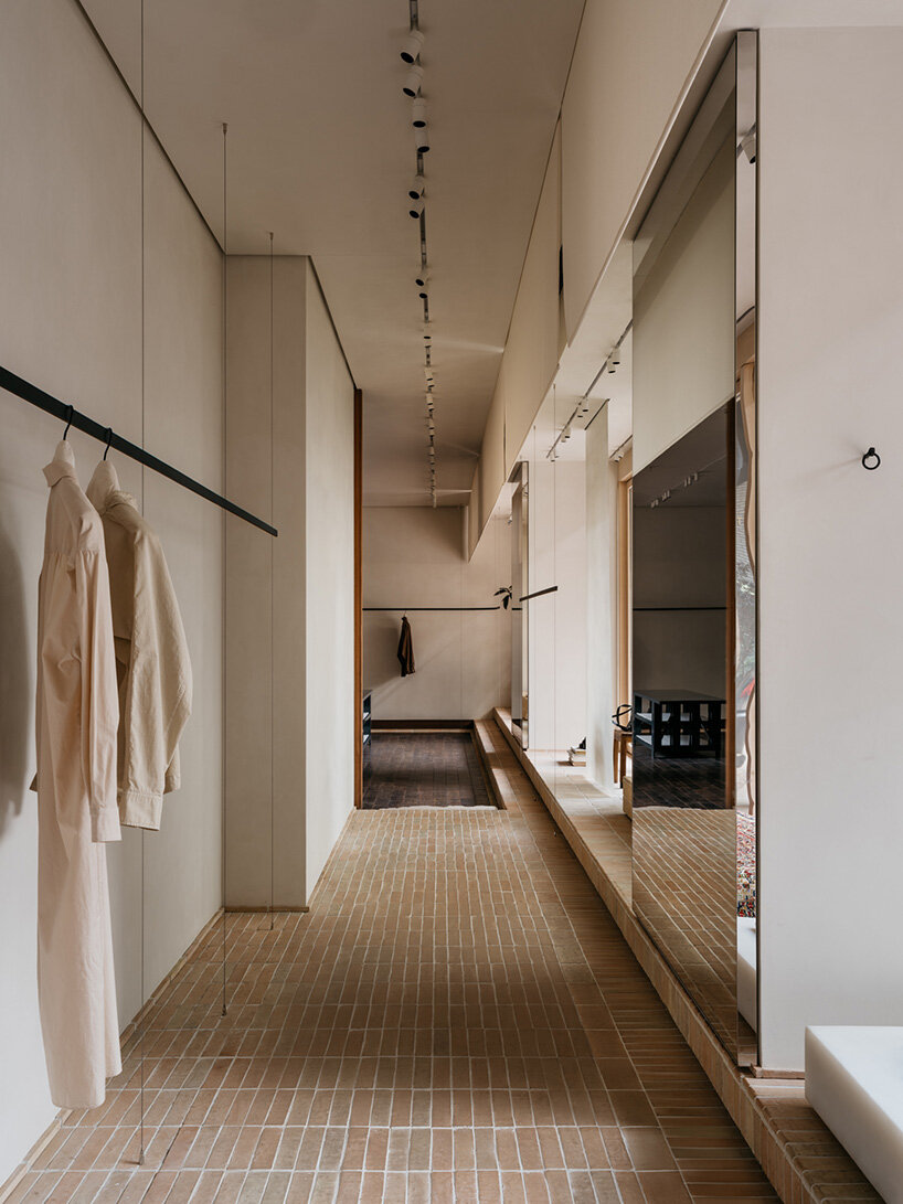 lemaire's first boutique in china by F.O.G. architecture fuses tranquility with cultural heritage