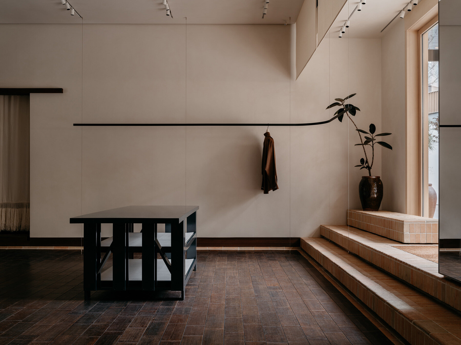 lemaire's first boutique in china by F.O.G. architecture fuses tranquility with cultural heritage