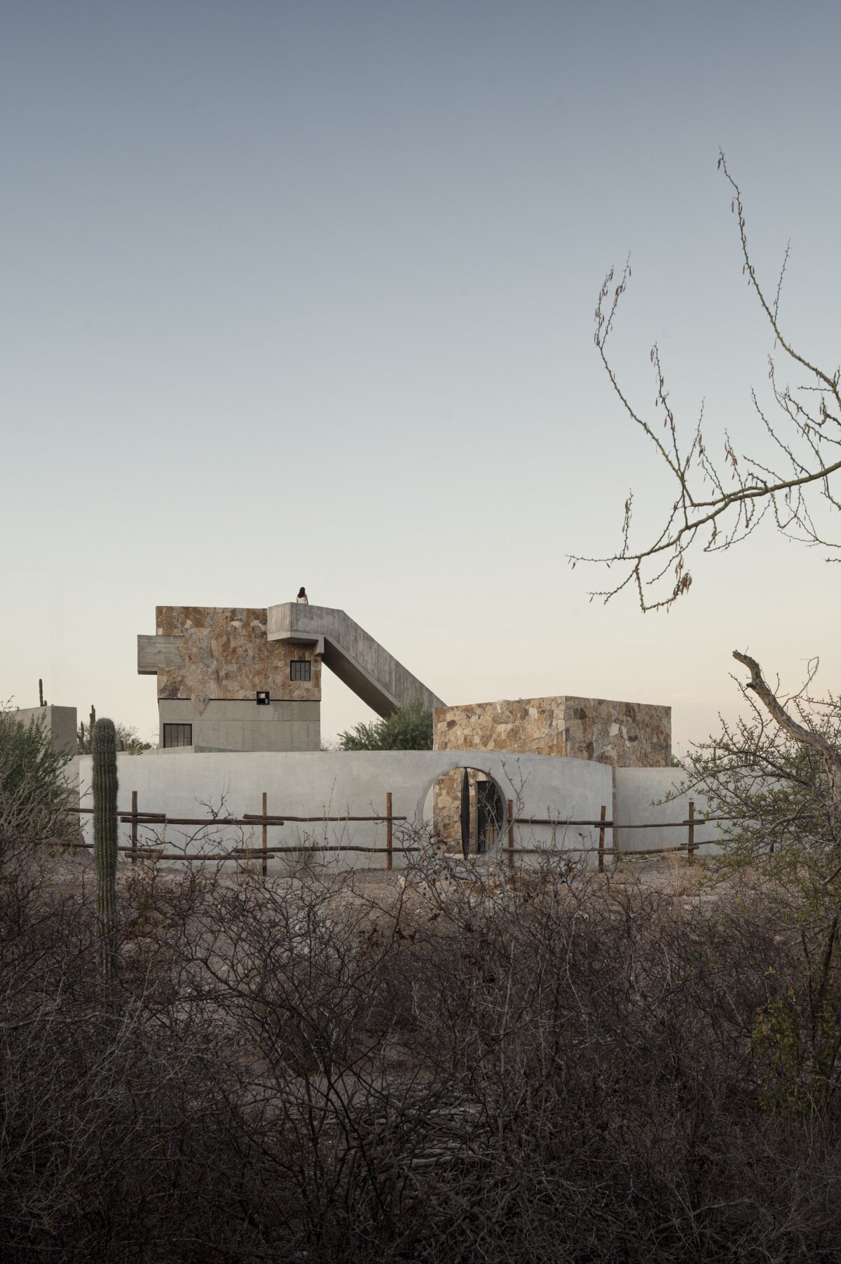 ludwig godefroy's cluster of volumes at casa la paz shape 'a garden with a house' in mexico