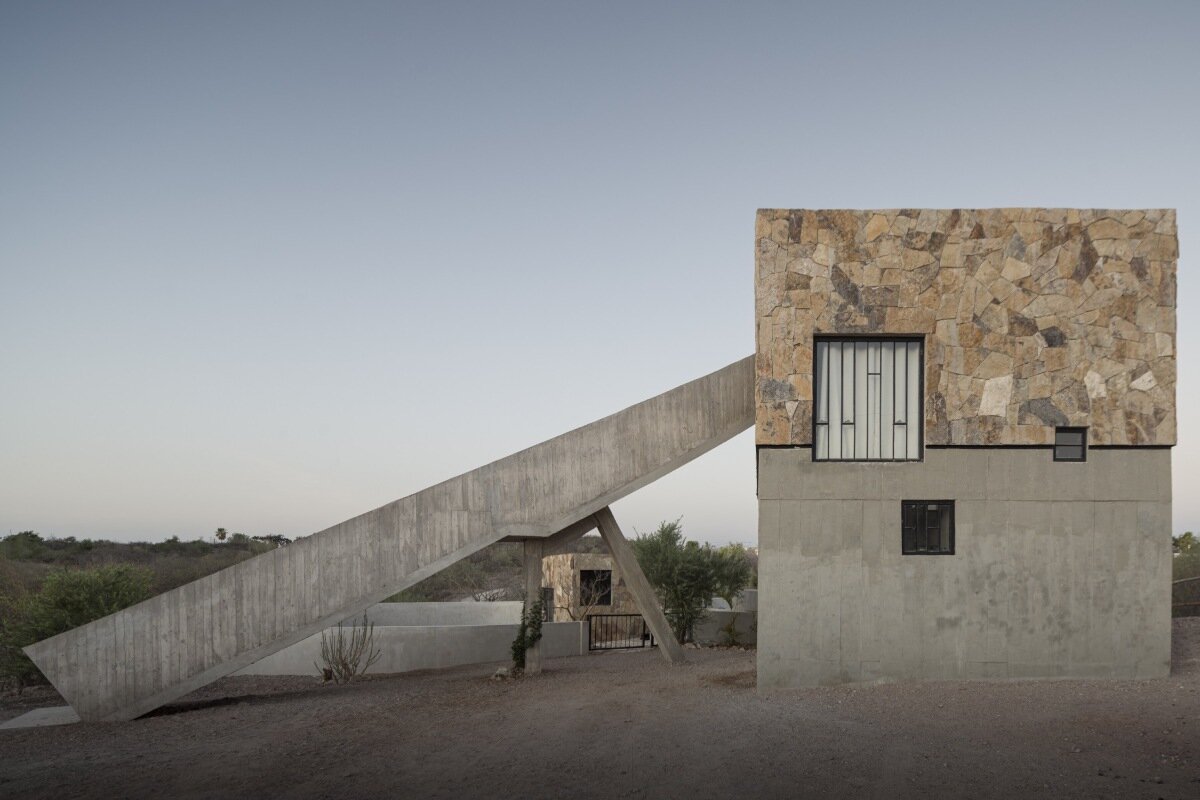 ludwig godefroy's cluster of volumes at casa la paz shape 'a garden with a house' in mexico