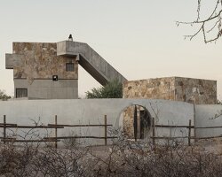 ludwig godefroy's cluster of volumes at casa la paz shape 'a garden with a house' in mexico