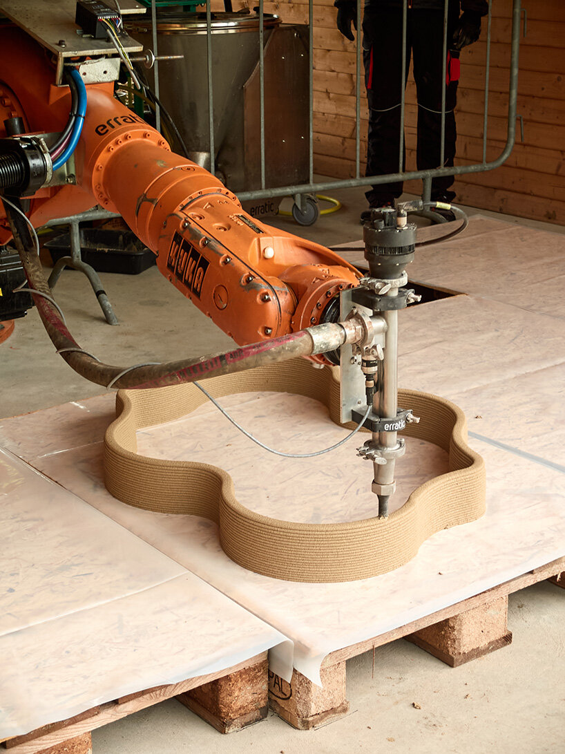 mario cucinella 3D prints flower-shaped sustainable amphitheater in venice's san servolo