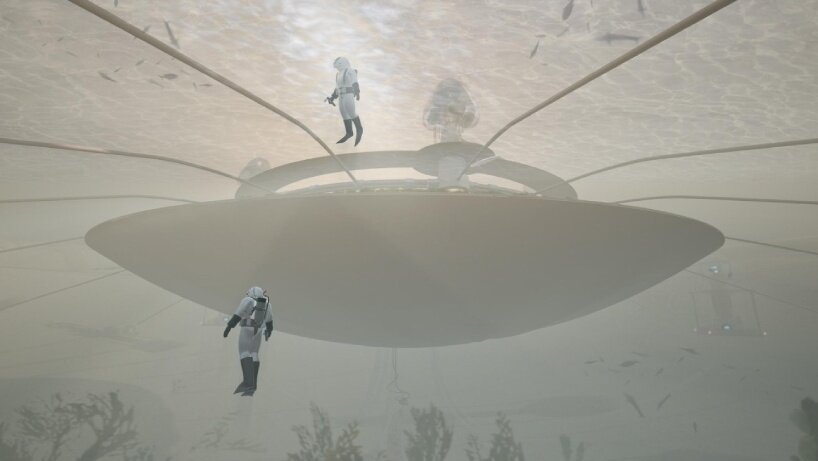 clouds architecture office imagines an underwater merchant city in mars for venice biennale
