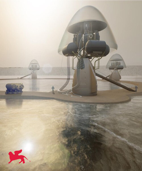 clouds architecture office imagines an underwater merchant city in mars for venice biennale