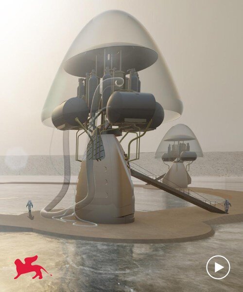 clouds architecture office imagines an underwater merchant city in mars for venice biennale