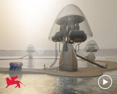clouds architecture office imagines an underwater merchant city in mars for venice biennale