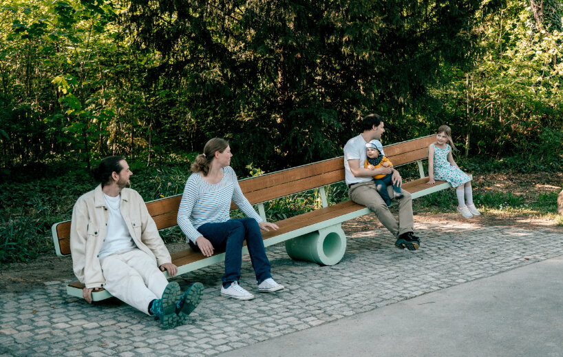 martin binder installs park bench in germany that only works with mutual effort
