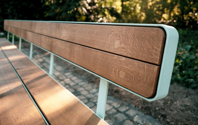 martin binder installs park bench in germany that only works with mutual effort