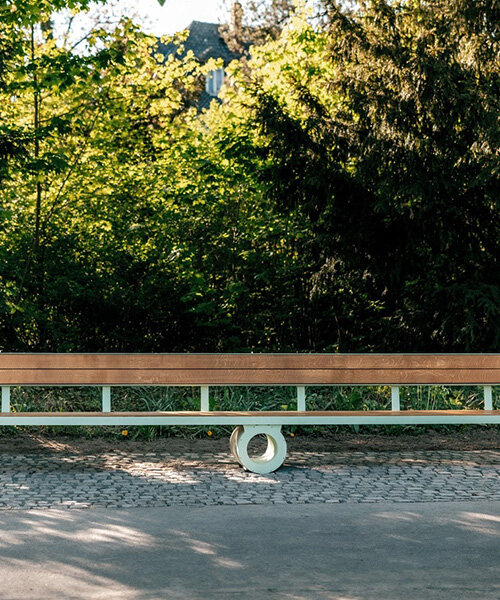 martin binder installs park bench in germany that only works with mutual effort