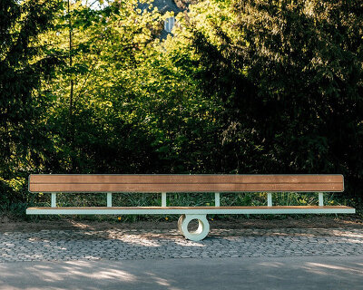 martin binder installs park bench in germany that only works with mutual effort
