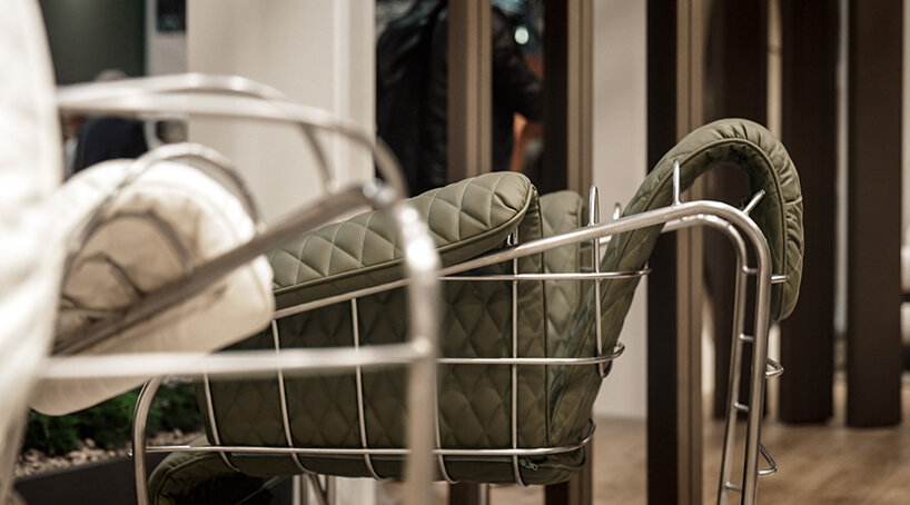 massimiliano & doriana fuksas wrap cantori's dune-inspired samira armchair with eco-leather