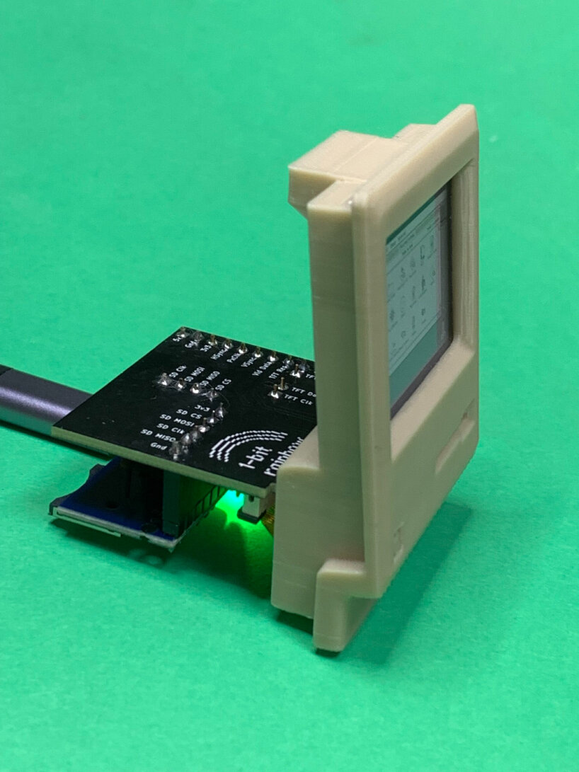 tiny Raspberry Pi Pico chip powering the unit