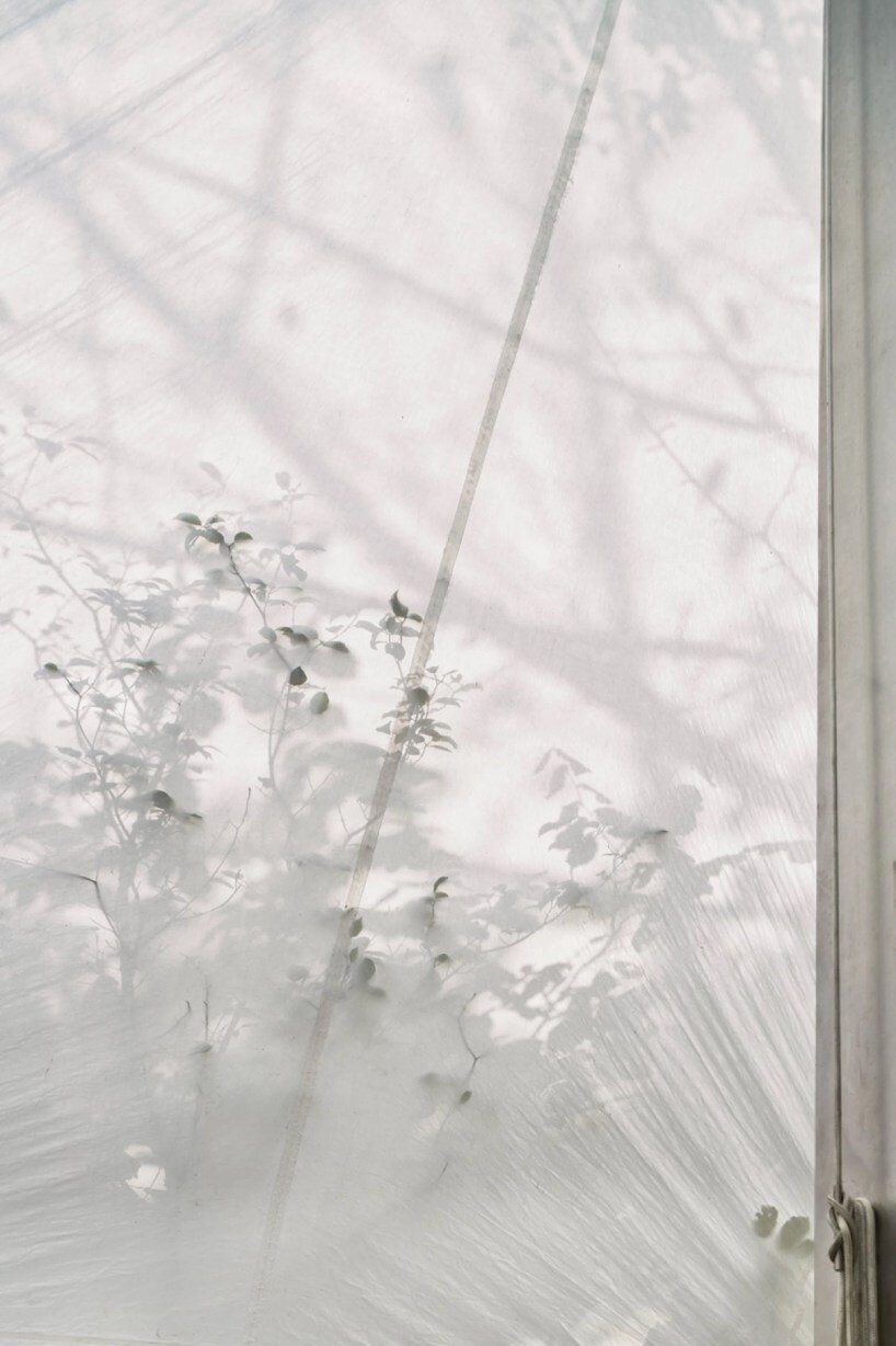 carroccera collective's open-air steel house in italian forest reimagines ritualistic living