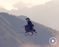 motorcycle for the skies: volonaut airbike flies and glides for the first time