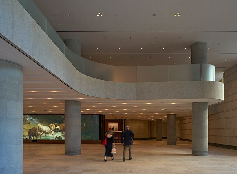 national gallery's sainsbury wing reopens with transparent entrance by selldorf in london