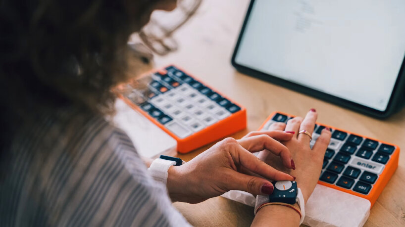 modular keyboard wearable cuffs