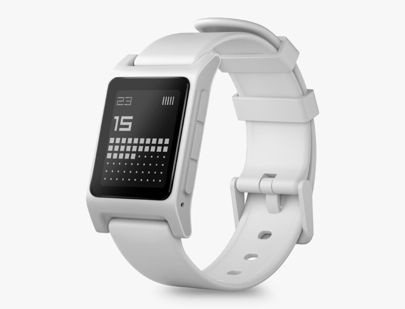 【レア】Pebble SmartWatch ホワイト Pebble Smartwatch (Arctic White, Silicone Band) 301WH B&H Photo