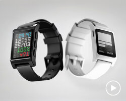 the pebble is back: take a look at a first demo of the new core 2 duo smartwatch