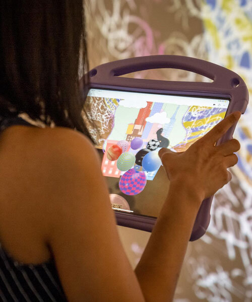 pop my bubble AR installation reveals how algorithms influence cultural visibility