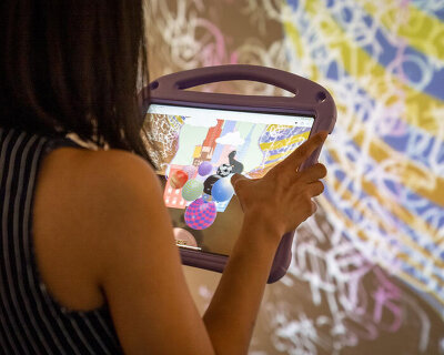 pop my bubble AR installation reveals how algorithms influence cultural visibility