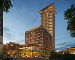 maine's lighthouses inspire safdie architects with new district for historic portland