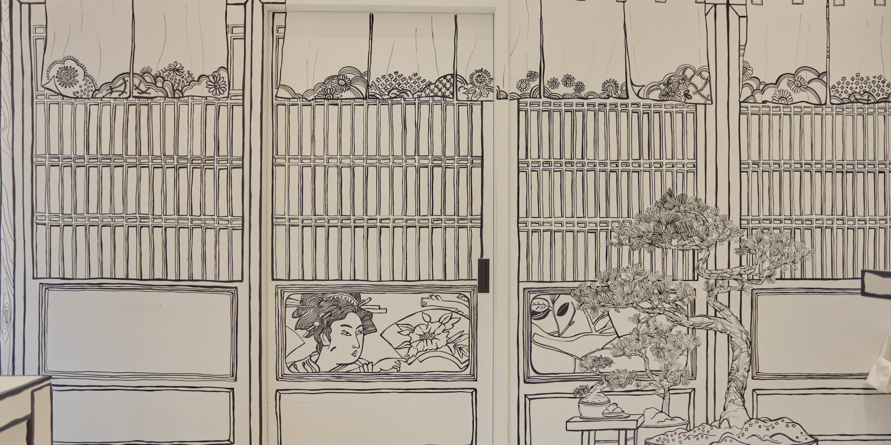 shirokuro-2D-omakase-restaurant-NYC-sketchbook-designboom-ban2