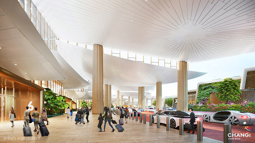 singapore's changi airport terminal 5 by heatherwick studio and KPF breaks ground