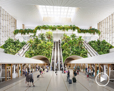 singapore's changi airport terminal 5 by heatherwick studio and KPF breaks ground