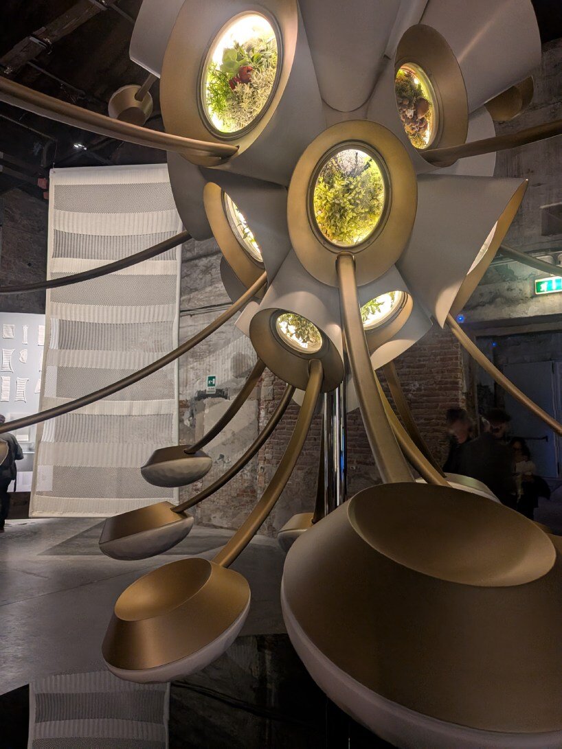 heatherwick studio's space garden at venice biennale orbits earth for enhanced human living