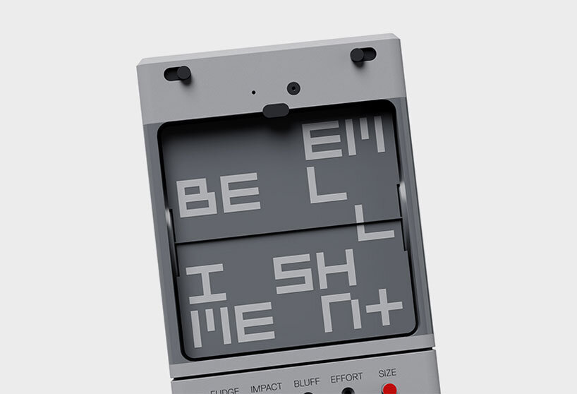 multi-sensory totem device by niice studio visualizes patterns of media misinformation