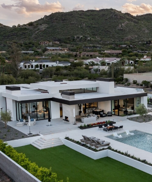 ty harrison's home in arizona draws on japanese principles of zen minimalism