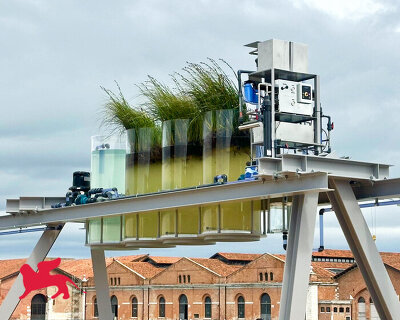 at venice biennale, you can sip espressos made straight from the city’s canals