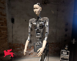 robots and AI help humans exist in future cities at the venice architecture biennale 2025