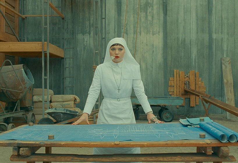 wes anderson draws on venetian palazzos and painted illusions for the phoenician scheme