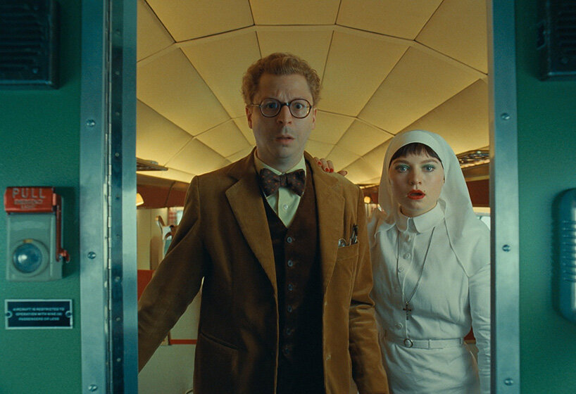 wes anderson draws on venetian palazzos and painted illusions for the phoenician scheme